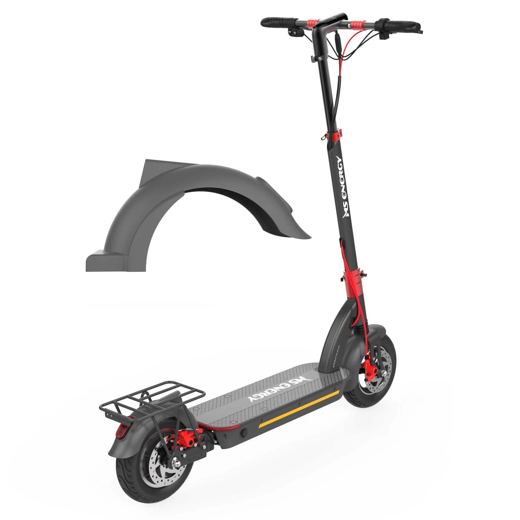 Ms Energy E20 E10 Ricambi Per Scooter Parafango Posteriore, Compatibile Per Aerlang, Zbike, Laotie