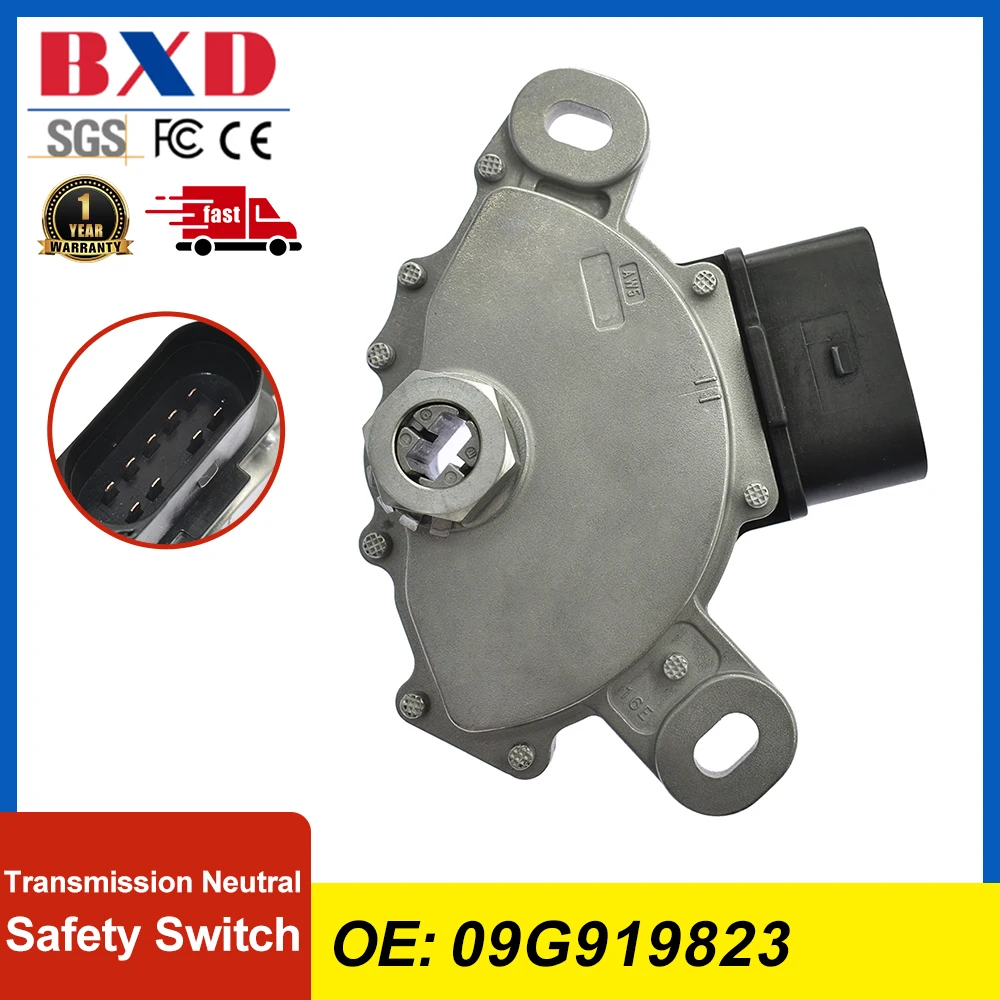 Transmission Neutral Safety Switch 09G919823 84540-2436 For Audi Tt, Vw Bettle Golf, Skoda Octavia Rapid, Seat Altea Toledo