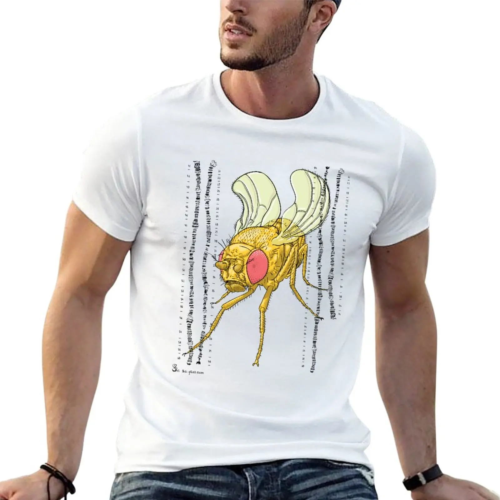 T-Shirt Con Ali Ricci Grafica Vintage Magliette Estive Da Uomo