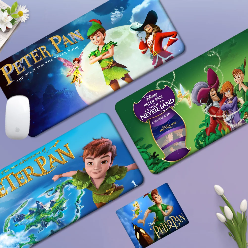 Disney Peter Pan Mousepad Large Xxl Desktop Desk Mat Kawaii Gaming Accessories Studenti Writing Pad Desktop Mat