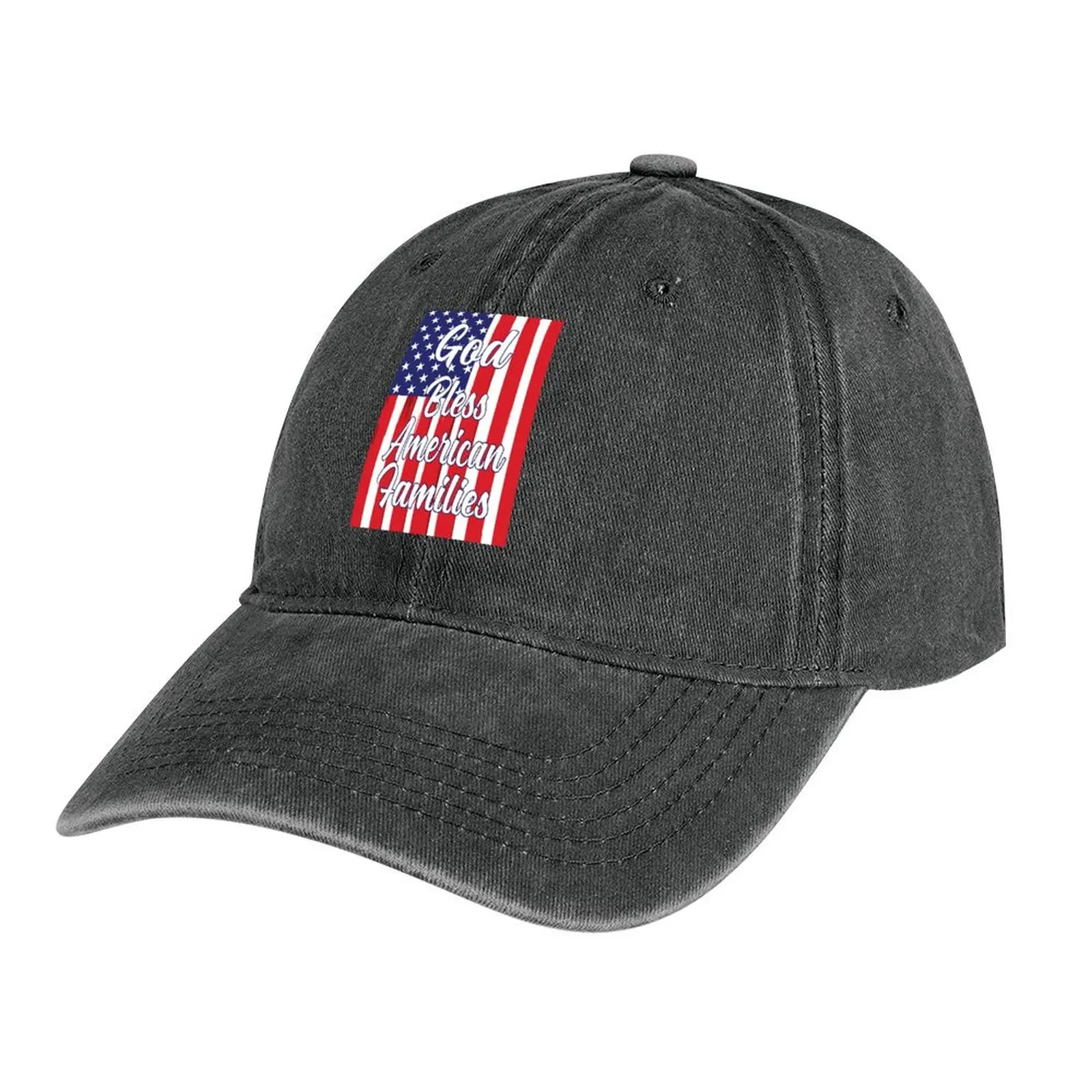 God Bless American Family Cappello Da Cowboy Nuovo In Cappello Golf Beach Mens Caps Women'S