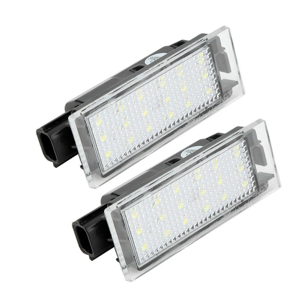 2 Pz Canbus Led Auto Targa Luci Gruppo Per Renault Megane Twingo Laguna Phase Master 2 3 Clio Espace 4