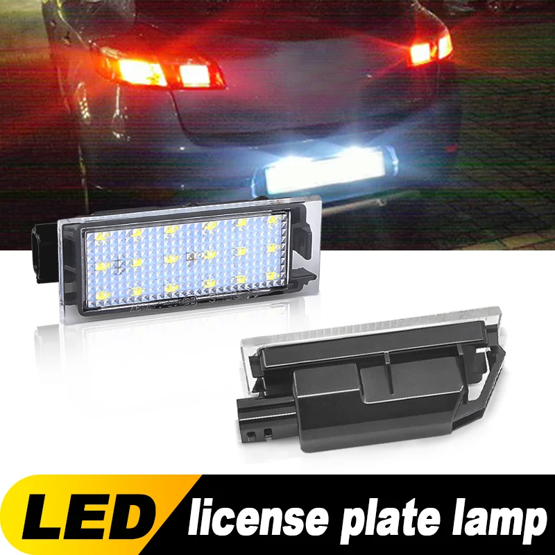 2 Pezzi Canbus Targa Lampada Luce Per Renault Vel,Satis,Twingo Ii,Clio Iii,Clio Iv,Espace Iv,Laguna Ii Phase Ii