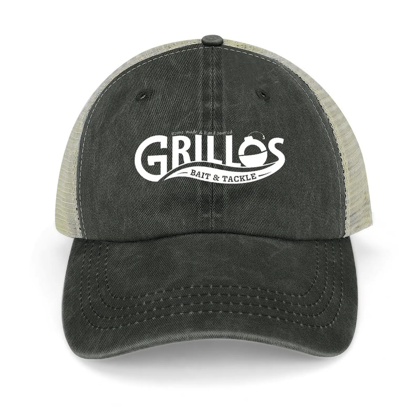 Grillo'S Bait & Tackle (Beta)Cap Cappello Da Cowboy Cappello Da Uomo Per Il Sole Visiera Termica Cappello Da Tè Berretto Da Baseball Designer Uomo Don