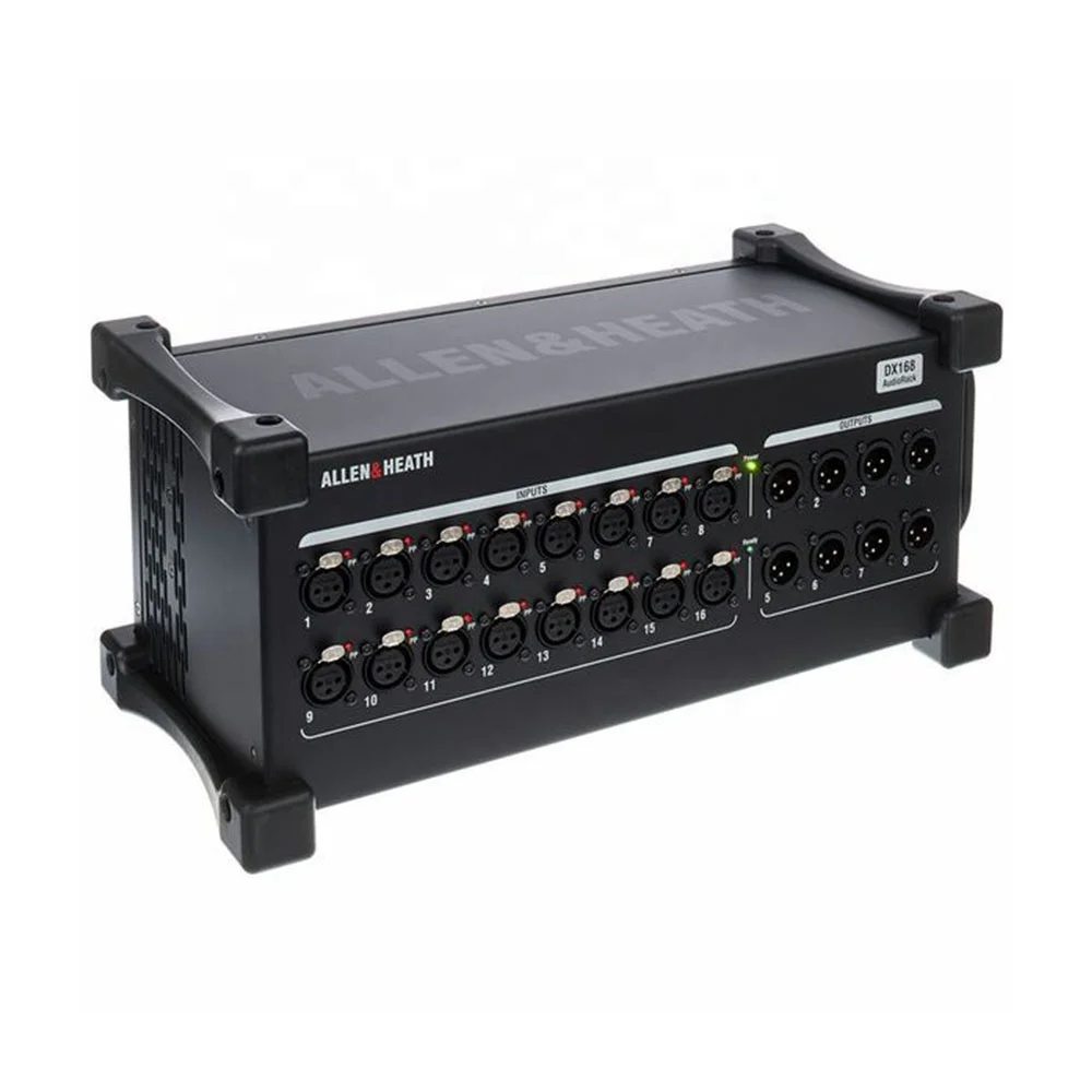 Allen & Heath Dx168 16 Ingressi E 8 Uscite Digital Stage Box Per Sistemi Audio Mixer Digitali Serie Sq/Avantis