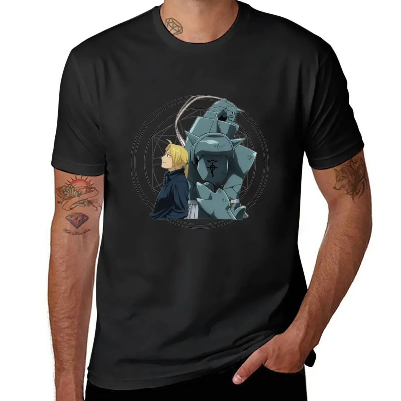 Fullmetal Alchemist T-Shirt Customs New Edition Mens Champion T-Shirt