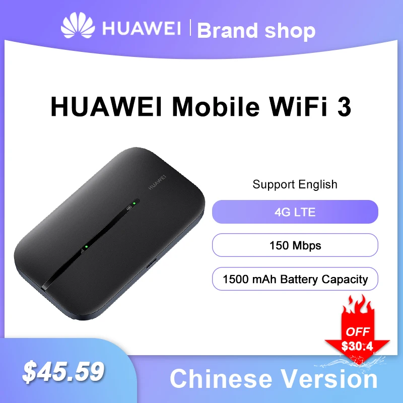 2020 Più Nuovo Huawei 4G Router Mobile Wifi 3 E5576-855 Sbloccare Huawei 4G Lte Pacchetto Accesso Mobile Hotspot Modem Wireless E5576-320