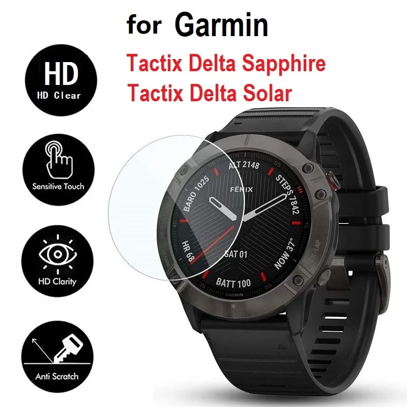 Pellicola Salvaschermo 5 Pezzi Per Garmin Tactix Delta Sapphire / Solar Edition Smart Watch Pellicola Protettiva In Vetro Temperato