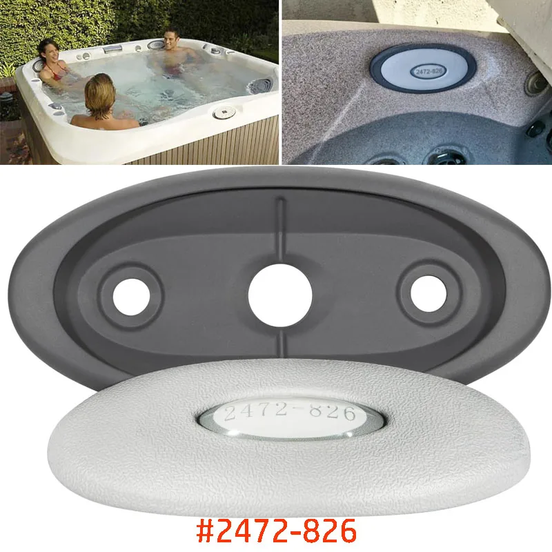 2472-826 Inserto Cuscino Ovale (2455-104) + Supporto Posteriore (2455-105) Per Vasche Idromassaggio Serie J-300 Jacuzzi, Dal 2007 Al 2013