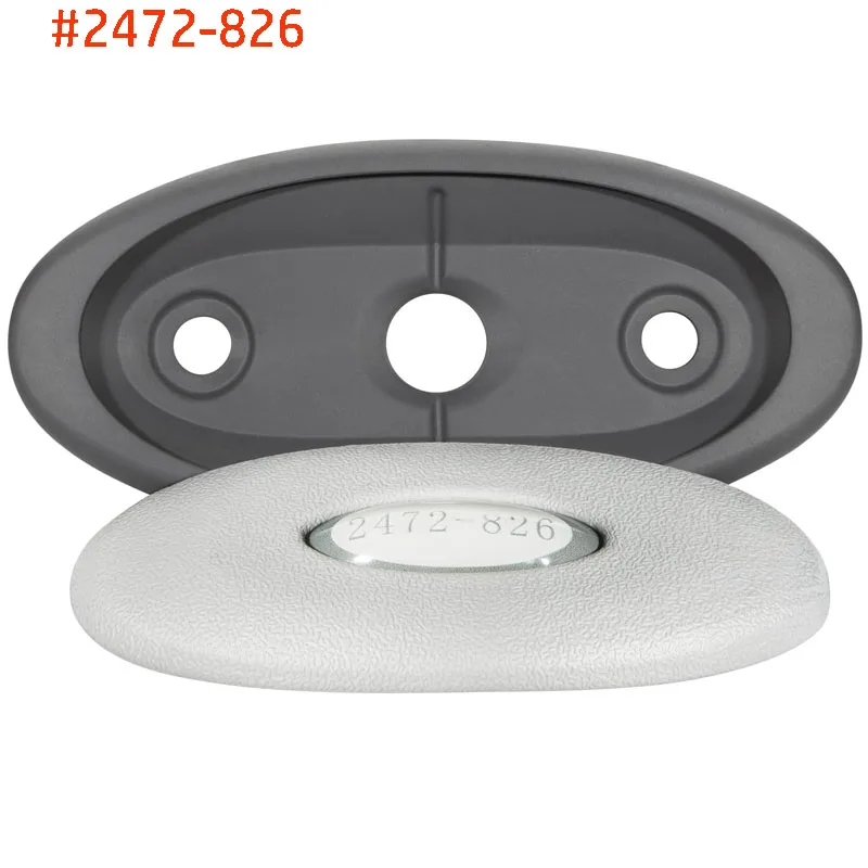 2472-826 Inserto Cuscino Ovale (2455-104) + Supporto Posteriore (2455-105) Sostituzione Per Jacuzzi Serie J-300 2007 + Poggiatesta Cuscino