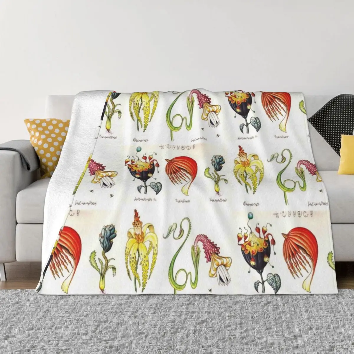 Codex Seraphinianus Coperta Coperte Per Divani Coperta Extra Large Coperte Decorative Per Letto