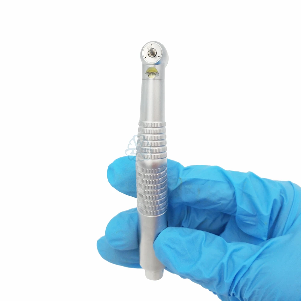 Dentale Led Light E-Generator Pulsante Manipolo Ad Alta Velocità Turbina Ad Aria Triplo Getto D'Acqua Testa Grande