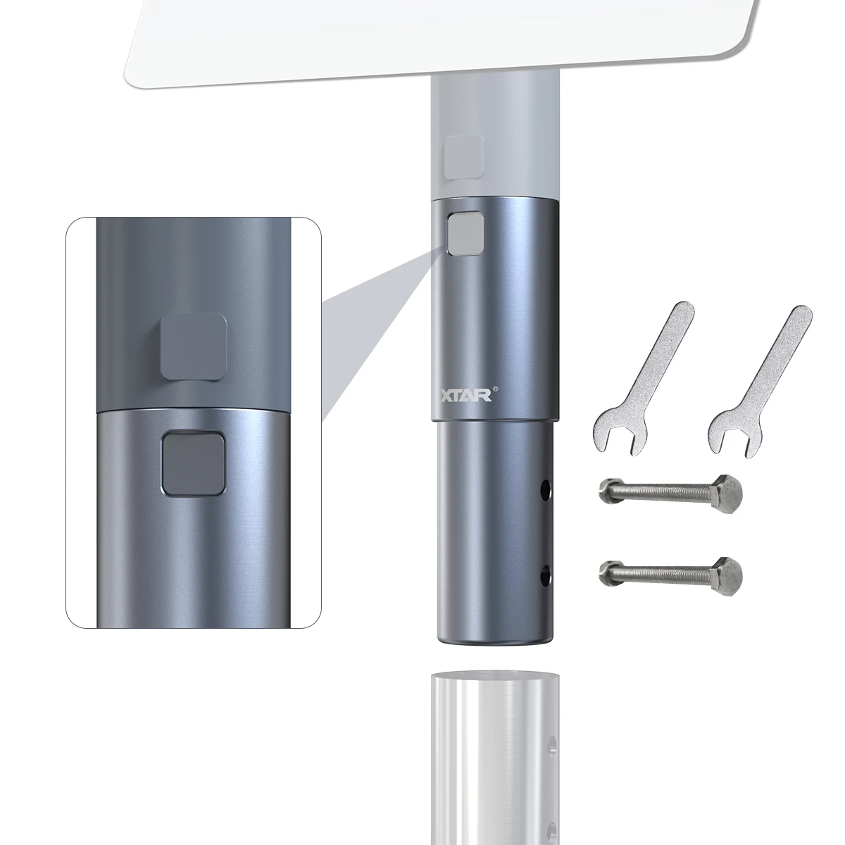 Xtar Starlink Adattatore Per Montaggio Su Tubo Supporto Per Asta Starlink In Alluminio Per Antenna Satellitare Starlink Rettangolare V2