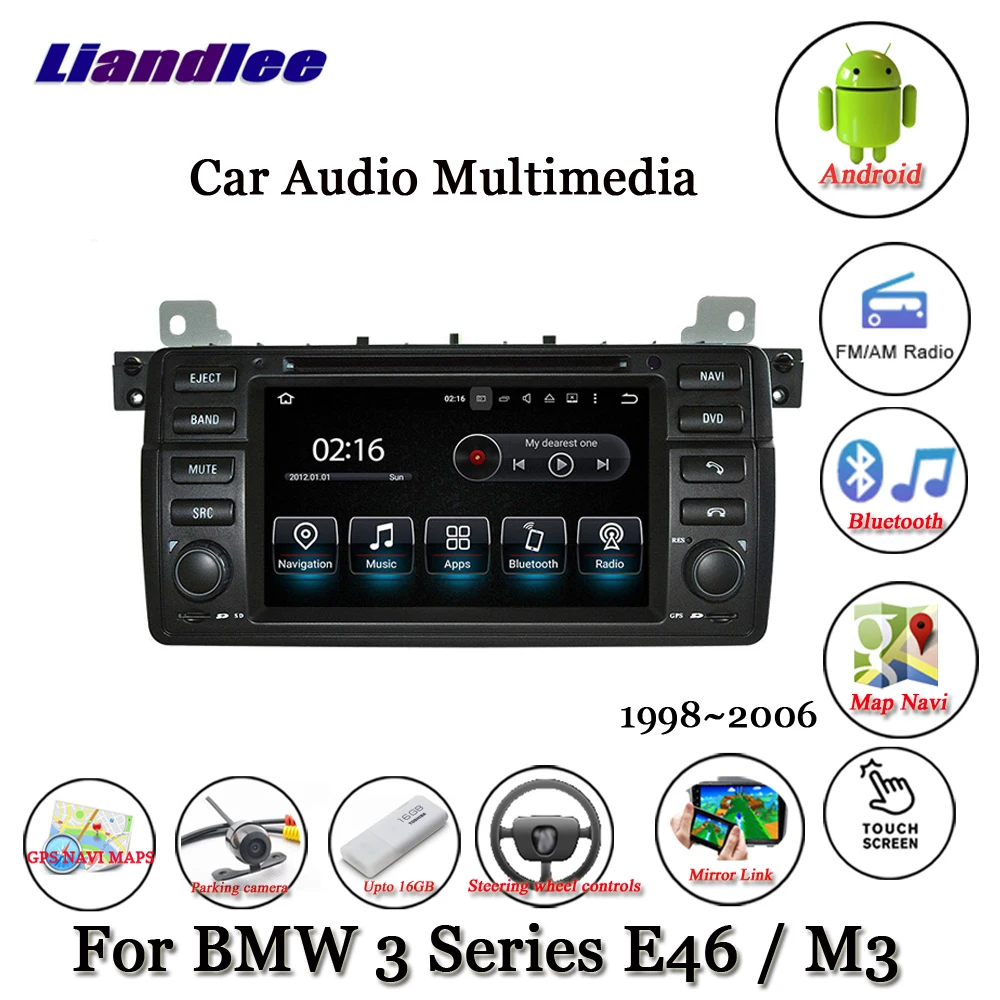 Per Bmw Serie 3 E46 M3 318I 1998-2005 Car Android 10.0 Player Sistema Stereo Multimediale Carplay Androidauto Navigazione Gps