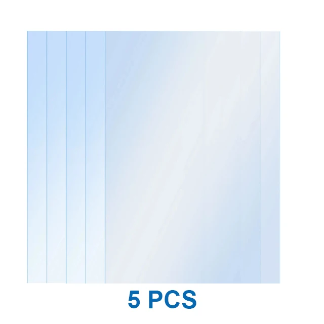 5Pcs Fep Film Per Anycubic Photon Mono X Per Elegoo Saturn Printer Parts 8.9 Pollici Stampanti 3D In Resina Uv Pellicole Di Rilascio Da 0.15Mm