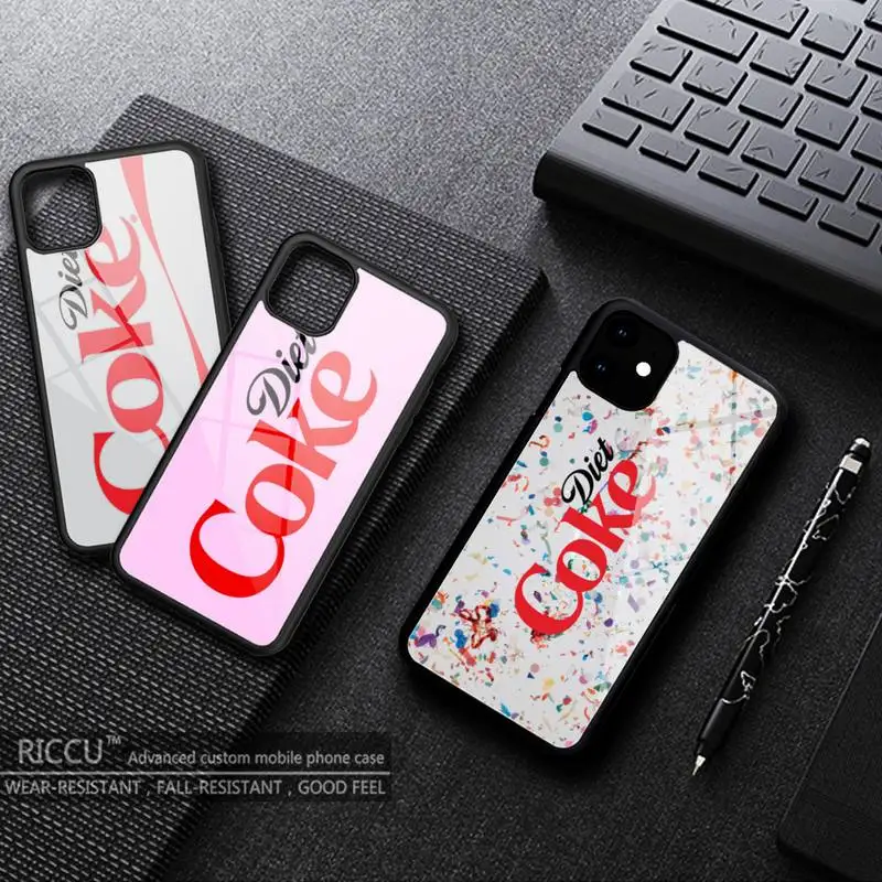 Diet Coke Can Custodia In Gomma Per Iphone 14 13 12 11 Pro Max Mini Xs 6S 8 7 Plus X Xr Iphone 13 14 Cover Per Telefono
