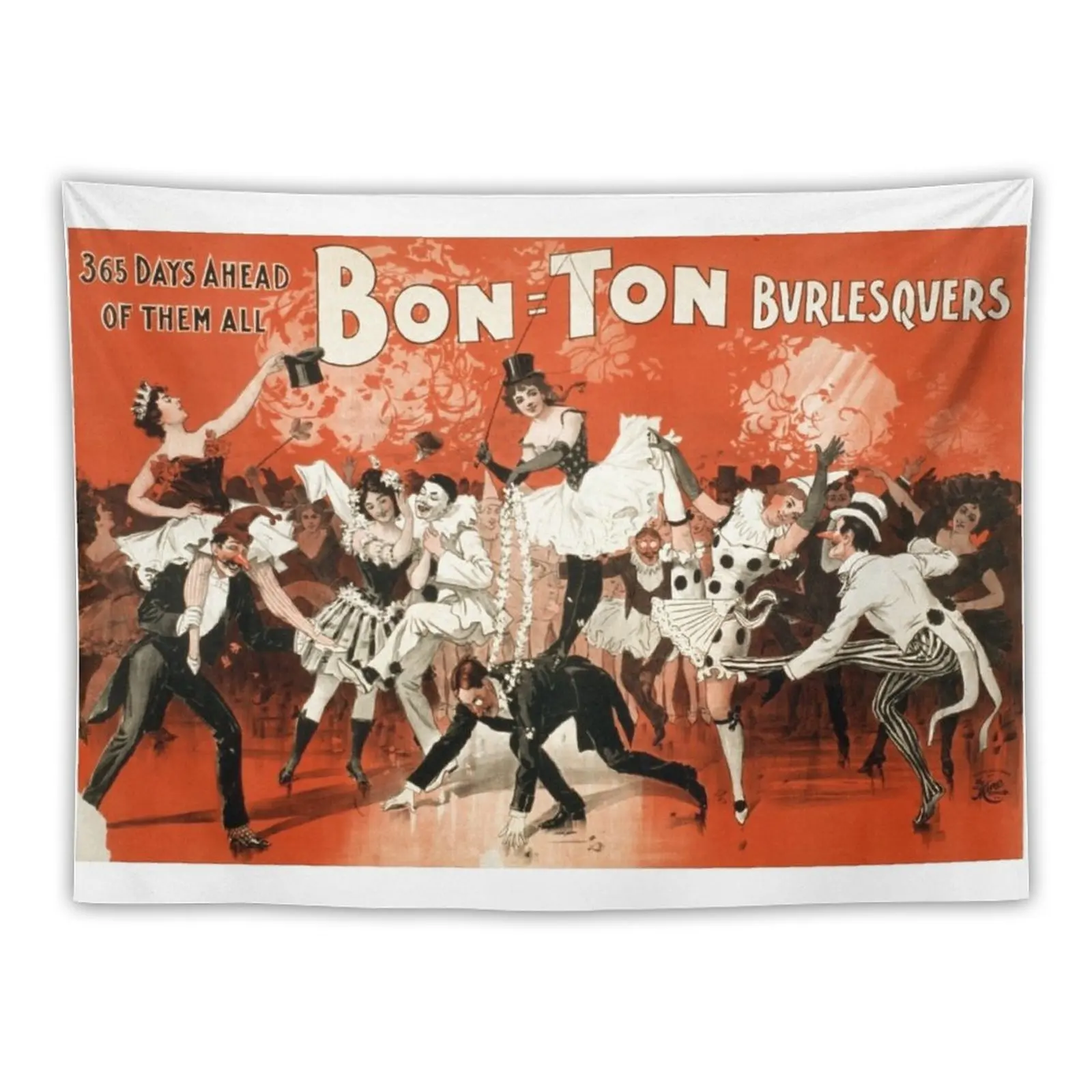 Bon Ton Burlesquers 3 - Hc Miner Litho - 1898 Arazzo Room Design Living Room Decoration Decor For Room