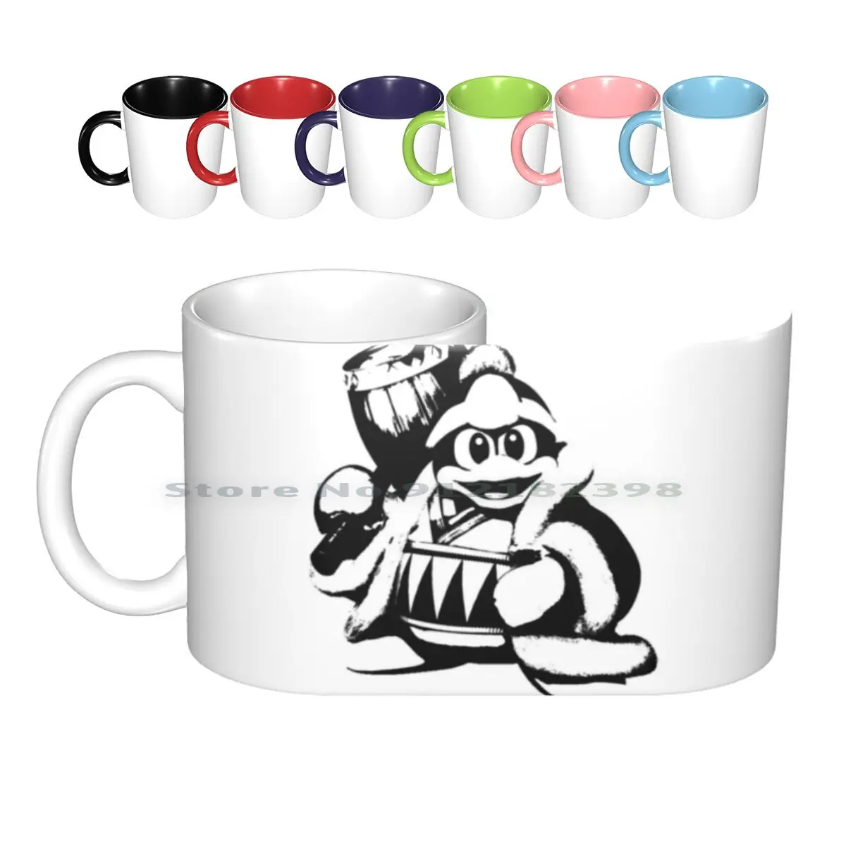 Tazze In Ceramica Dededede Stagionata Tazze Da Caffè Tazza Da Tè Al Latte Weathered Bowser Junior Super Smash Bros Melee 64 Nes Classic Switch