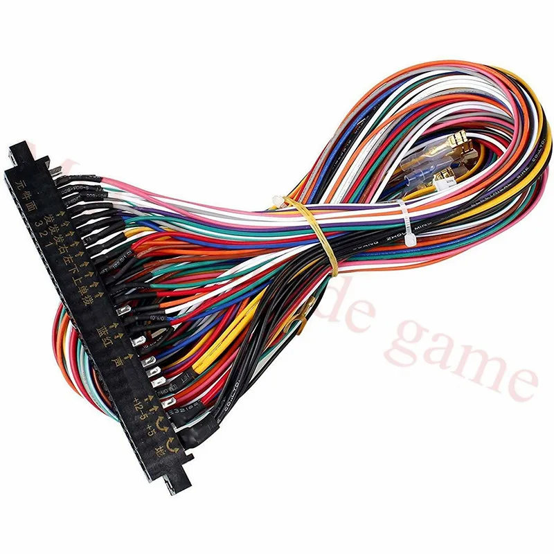 Arcade Jamma 56 Pin Interface Cabinet Wire Cablaggio Telaio Multicade Arcade Pcb Cable Jamma 60-In-1 Board & Multigame Arcade