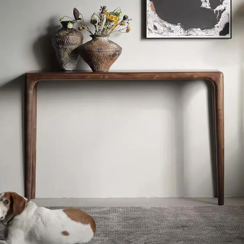 Mobile Quadrato Tavolino Sottile Vintage Recibidor Office Corea Arcade Wood Display Minimalista Entrada Mueble Corner Furniture