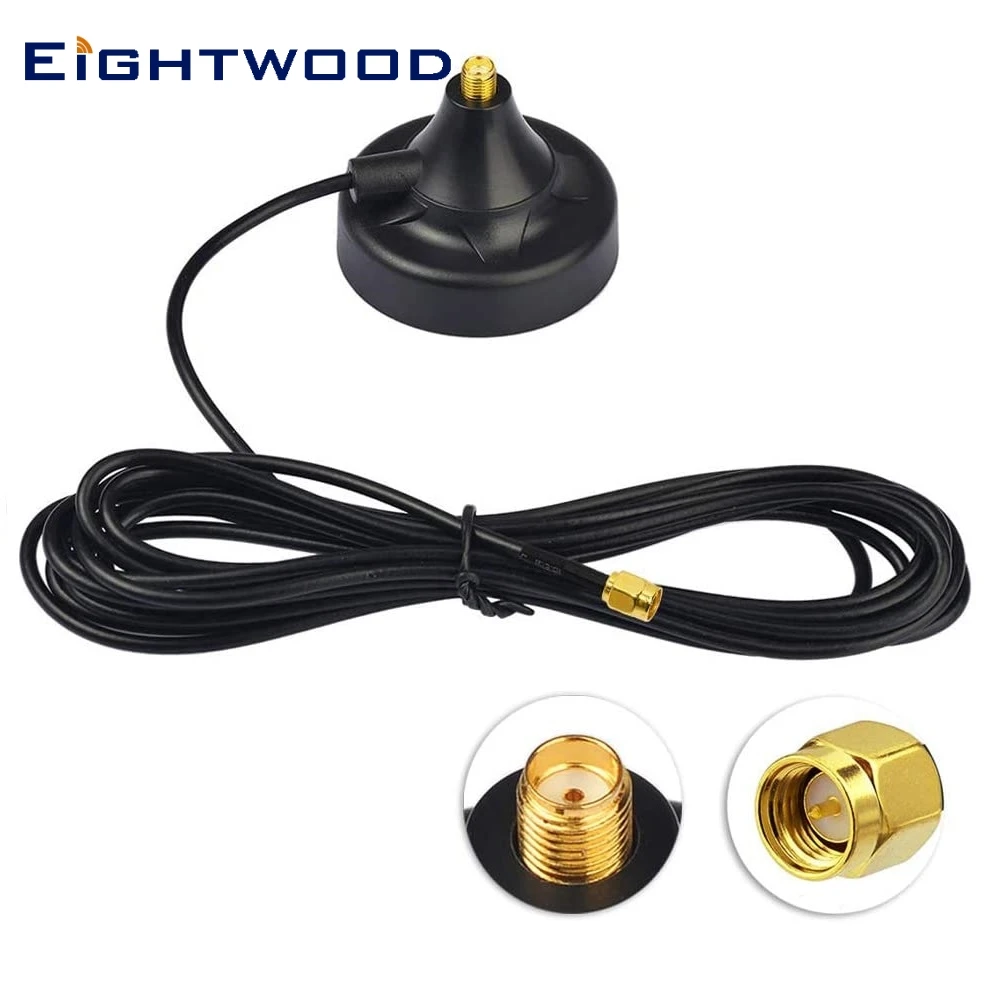 Ightwood Forte Base Di Montaggio Dell'Antenna Magnetica Con Cavo Sma 3M Per Amplificatore Di Segnale Del Telefono Cellulare Amplificatore Cellulare Ha