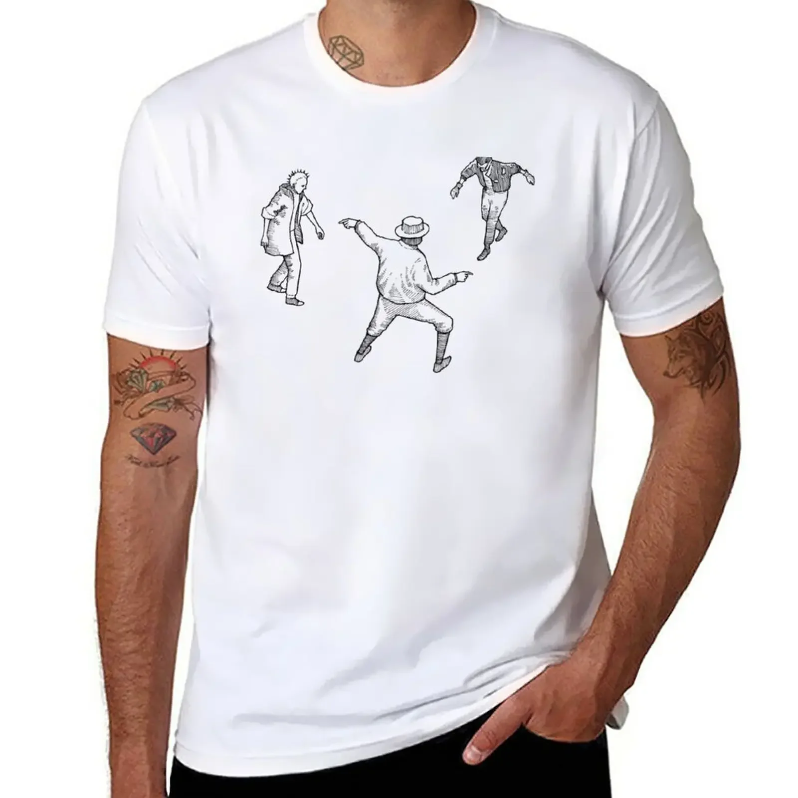 Disco Elysium Dance Floor T-Shirt Cute Tops New Edition Ragazzi Bianchi Magliette In Cotone Da Uomo