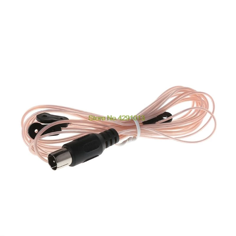A Dipolo Antenna Radio Hifi Fm Antenna Ricevitore Di Segnale Connettore Maschio Adattatore Tv Tuner Card Amplificatore Di Casa Al Coperto