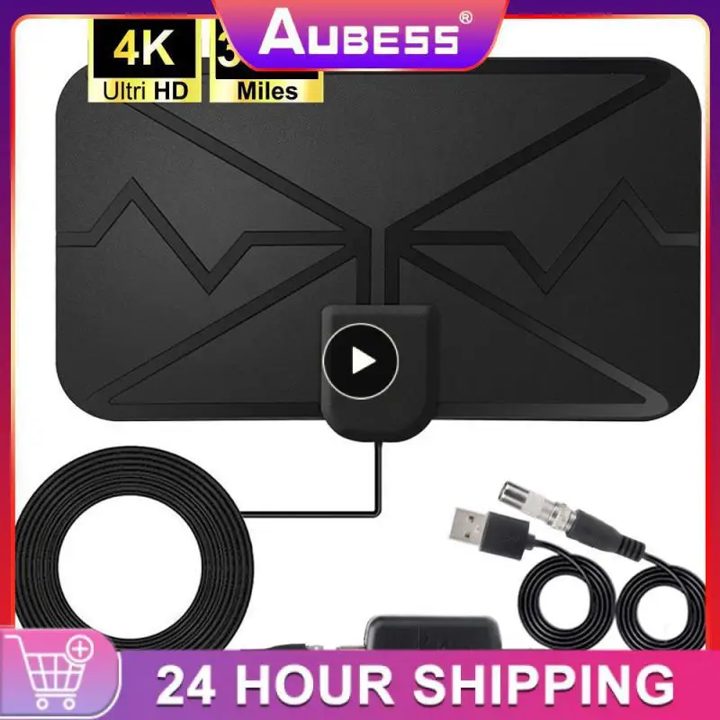 Miles Smart Tv Antenna 4K 25Db Digital Dvb-T2 1080P Antenna Con Amplificatore Booster Per Camper Barca Fuori Campeggio