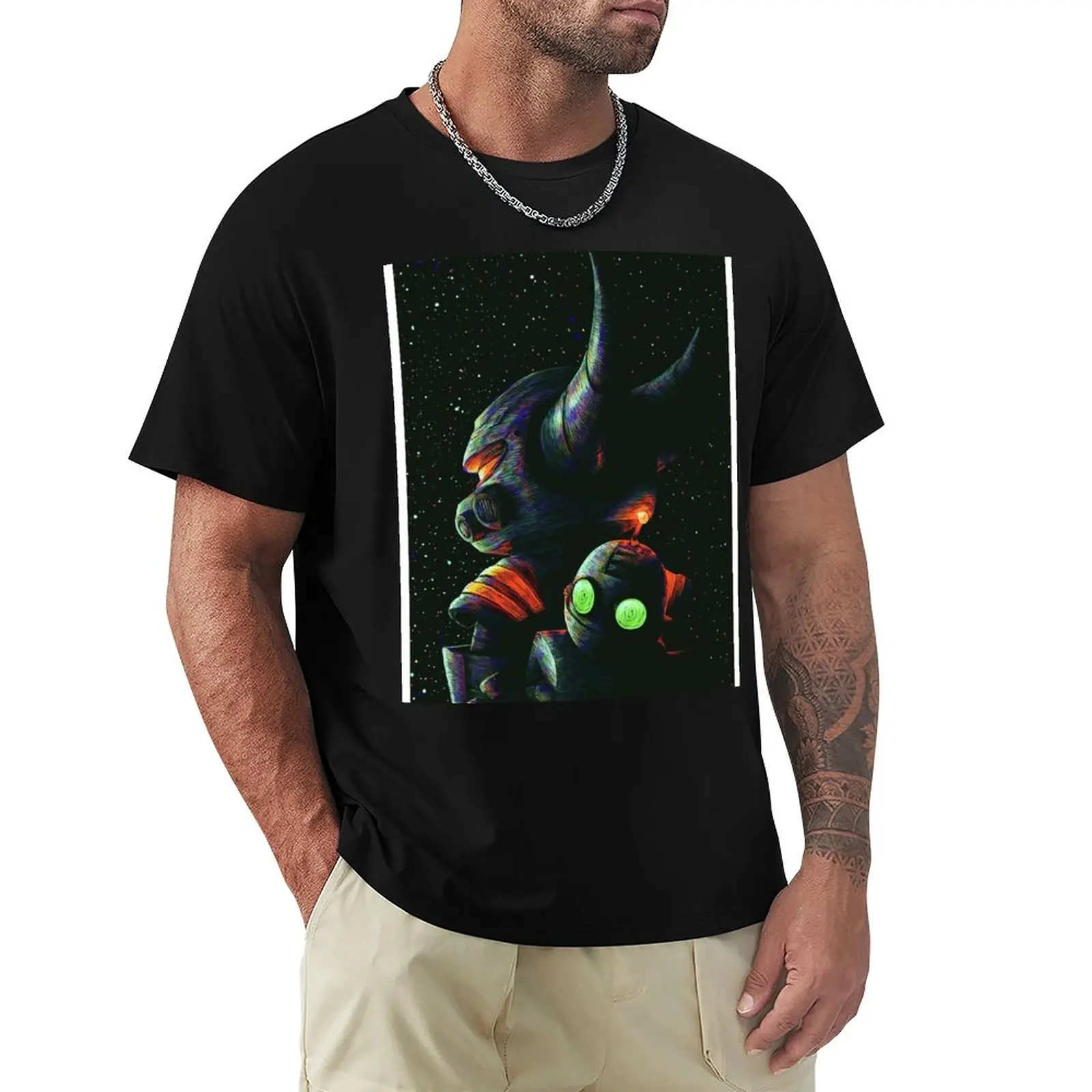 Cricchetto E Clank-Cricchetto E Clank 2 T-Shirt Art - Space T-Shirt Sportive Fan T-Shirt Taglie Forti Magliette Grafiche Magliette Da Uomo