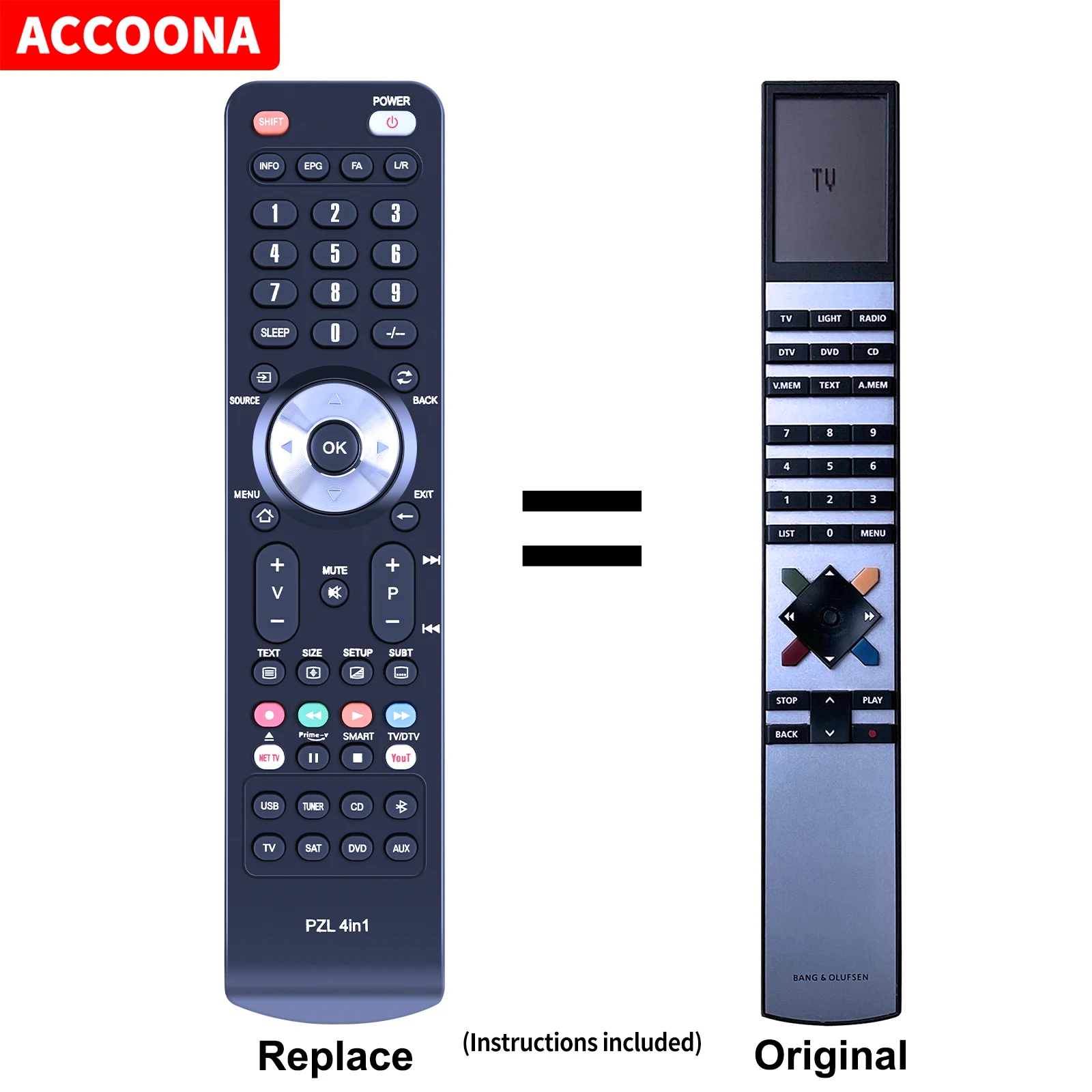 Telecomando Per Bang & Olufsen Beovision Mx4000 Mx4002 Mx6000 Mx7000