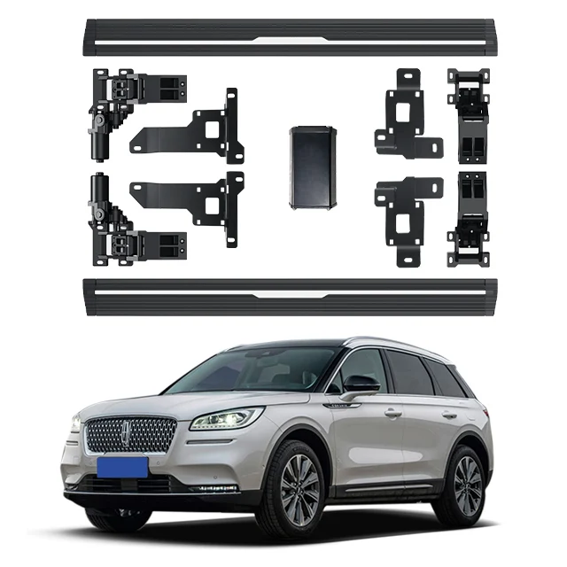 Parti Esterne Dell'Automobile Dell'Automobile Della Lega Di Alluminio Passo Laterale Elettrico Per Le Schede Elettriche Del Gradino Di Corsa Della Sch