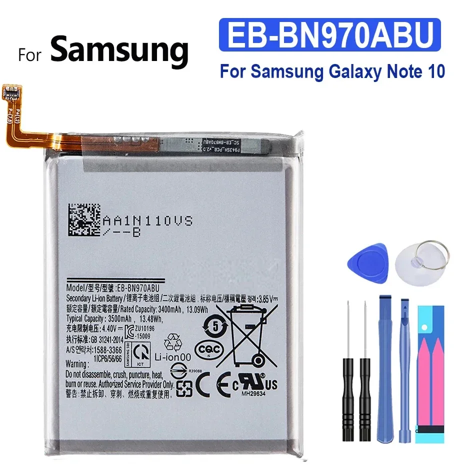 Batteria Eb-Bn970Abu 3500Mah Per Samsung Galaxy Note 10 Note X Note10 Notex Note10 5G Batterie Ricaricabili