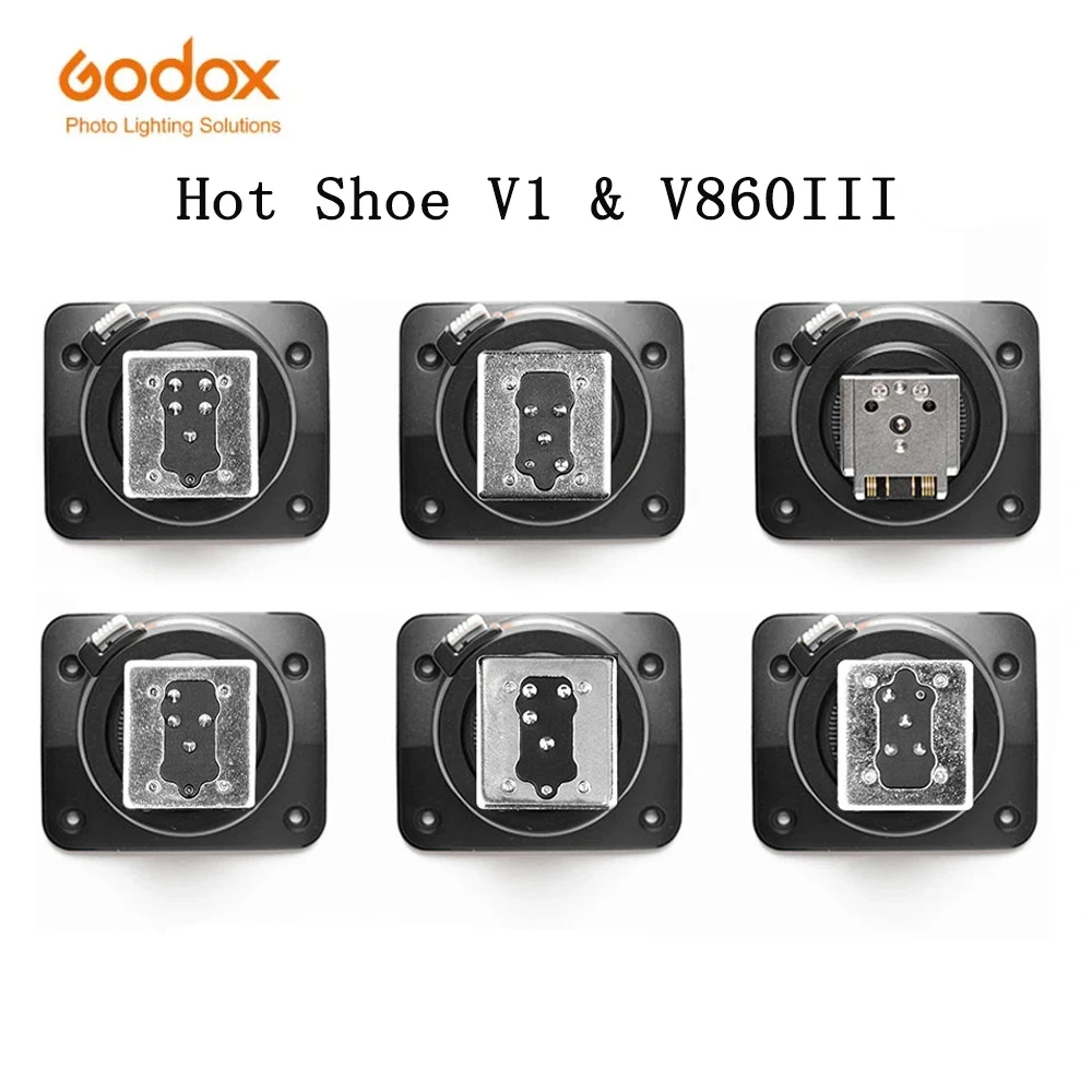 Godox V1 V860Iii Flash Hot Shoe Sostituisci Accessori Compatibile Speedlite V1C V1N V1S V1F V1O V1P Hot Shoe Per Canon Nikon Sony