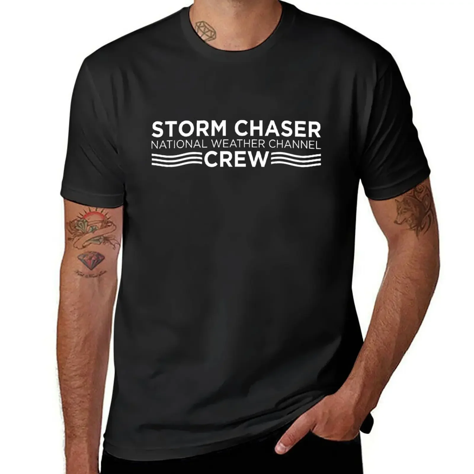 Storm Chaser Meteorologist Hurricane Tornado Storm Chasing T-Shirt Top Sublime Plain Workout Shirts For Men