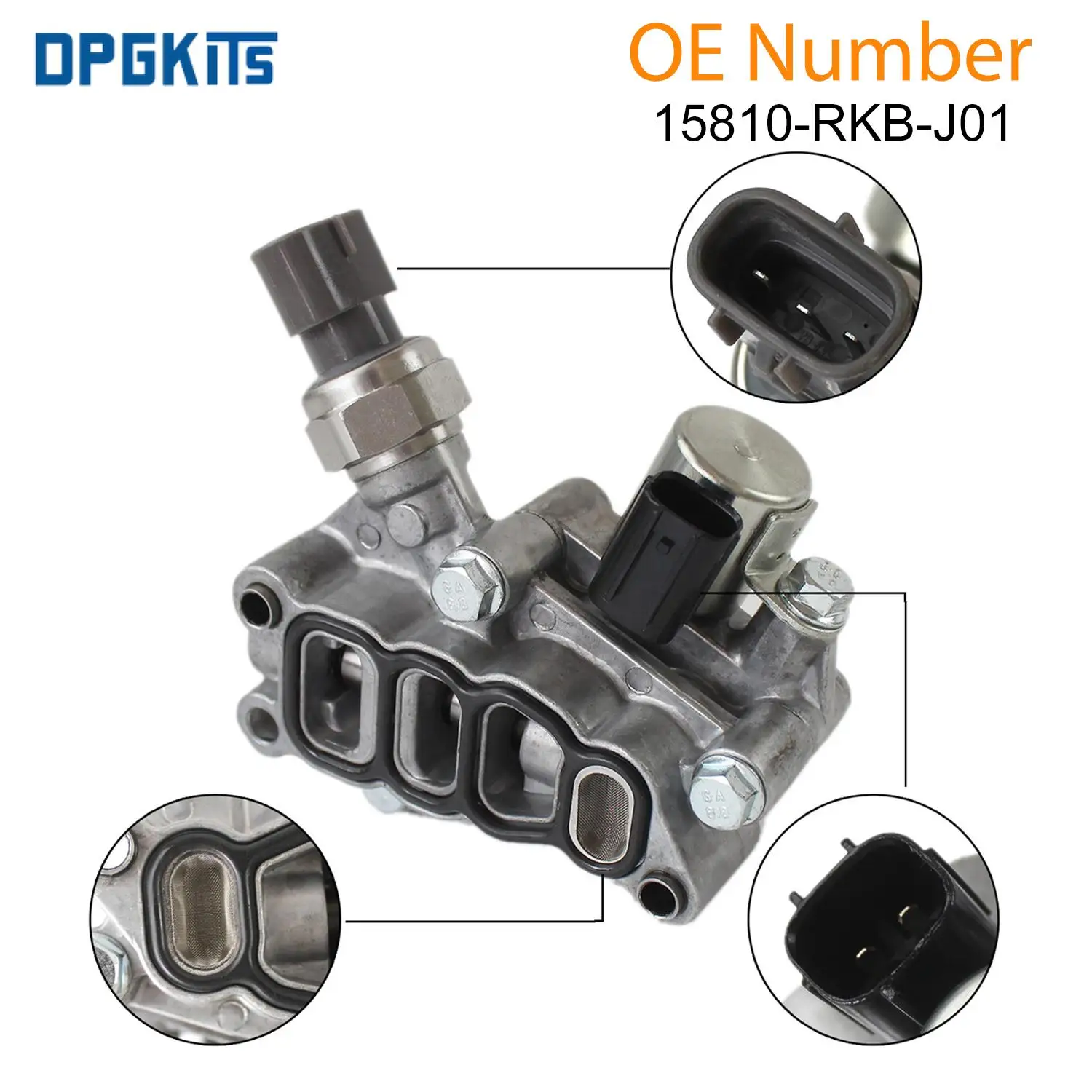 Muslimmuslimynew Auto Vtec Elettrovalvola A Solenoide Guarnizione Per Honda Accord Hybrid Odyssey Ex Exl Exl-T Pilot