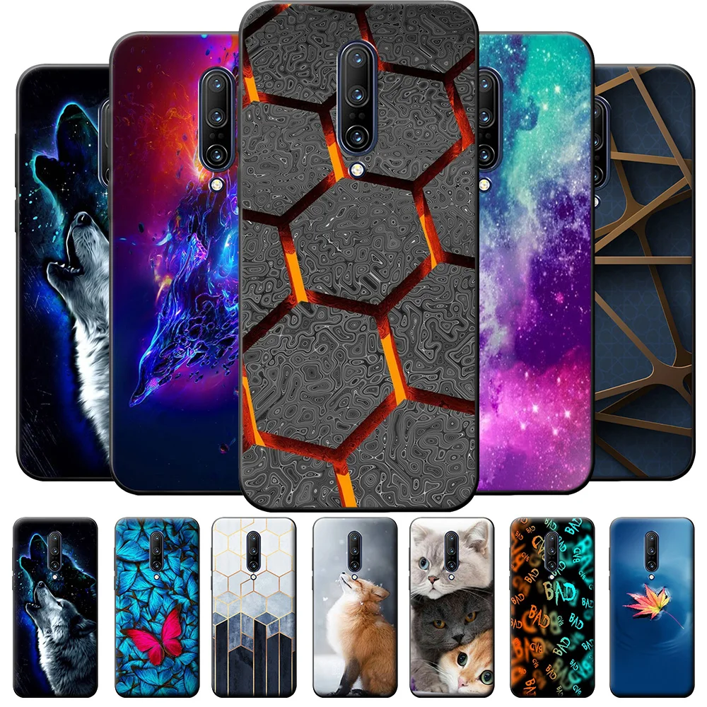 Per Oneplus 7 Pro Case Animals Flower Custodia Morbida In Silicone Tpu Per Oneplus 7 Pro Custodia Per Telefono Per Oneplus 7 Pro Fundas Coque Capa