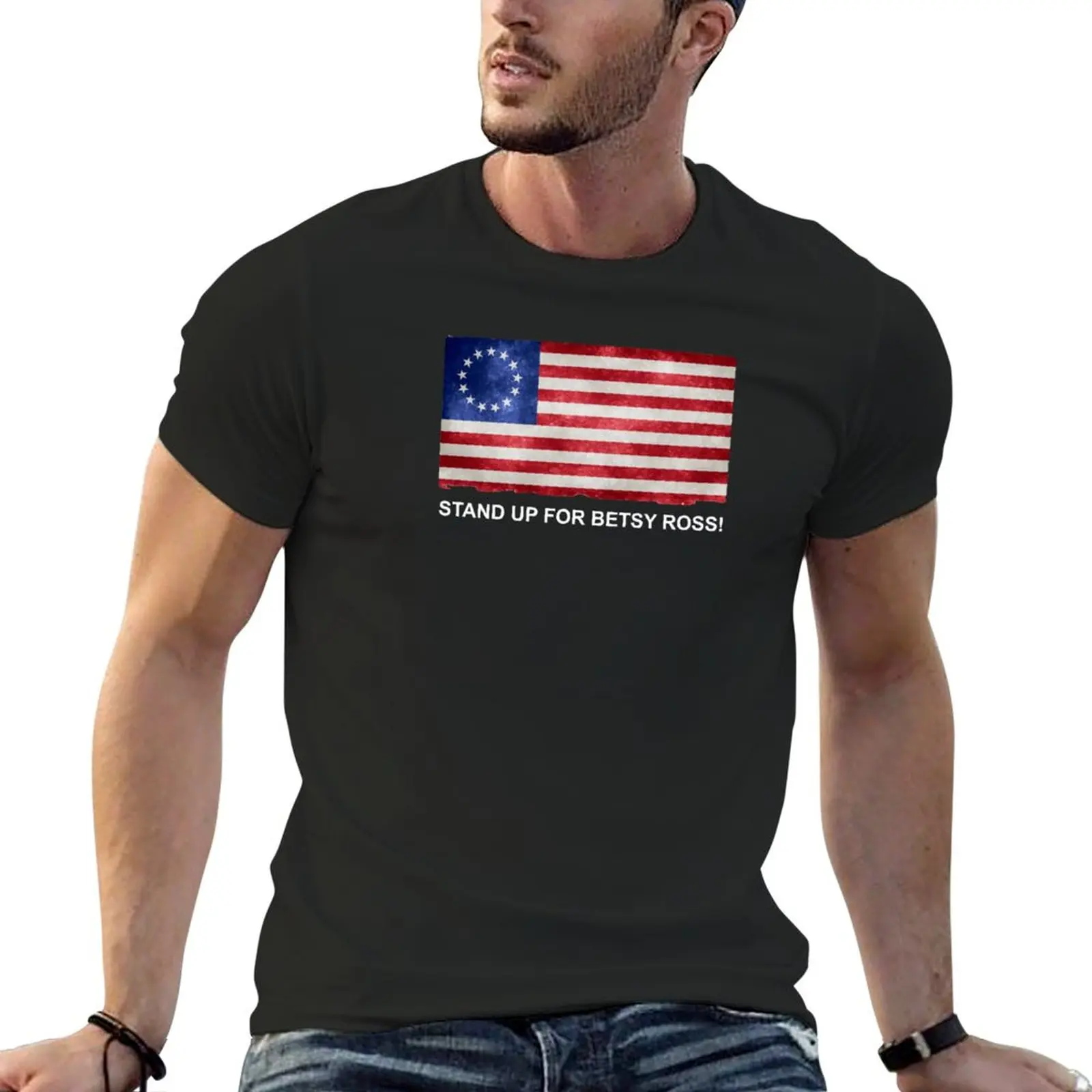 Rush Limbaugh Betsy Ross Flag, Bound Up For Betsy Ross 1776 T-Shirt Heavyweights Graphics Magliette Per Uomo Pack