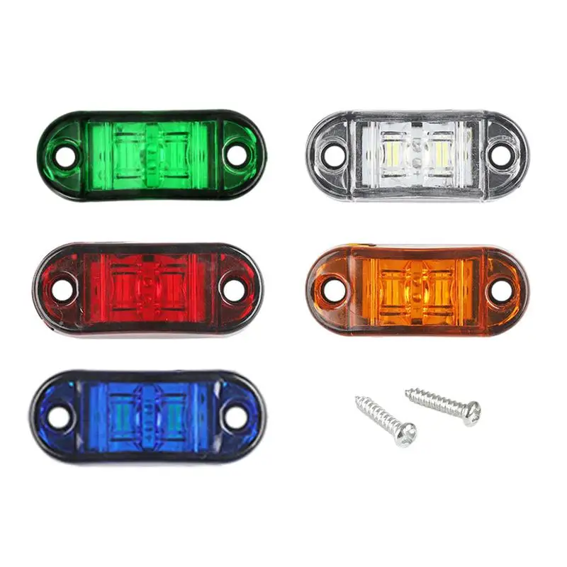 Luci Stroboscopiche Per Veicoli Spia Luminosa A Led Luci Per Camion Luci Per Auto Urgente Lampada Laterale 12V-24V Luci Di Segnalazione Impermeabili P