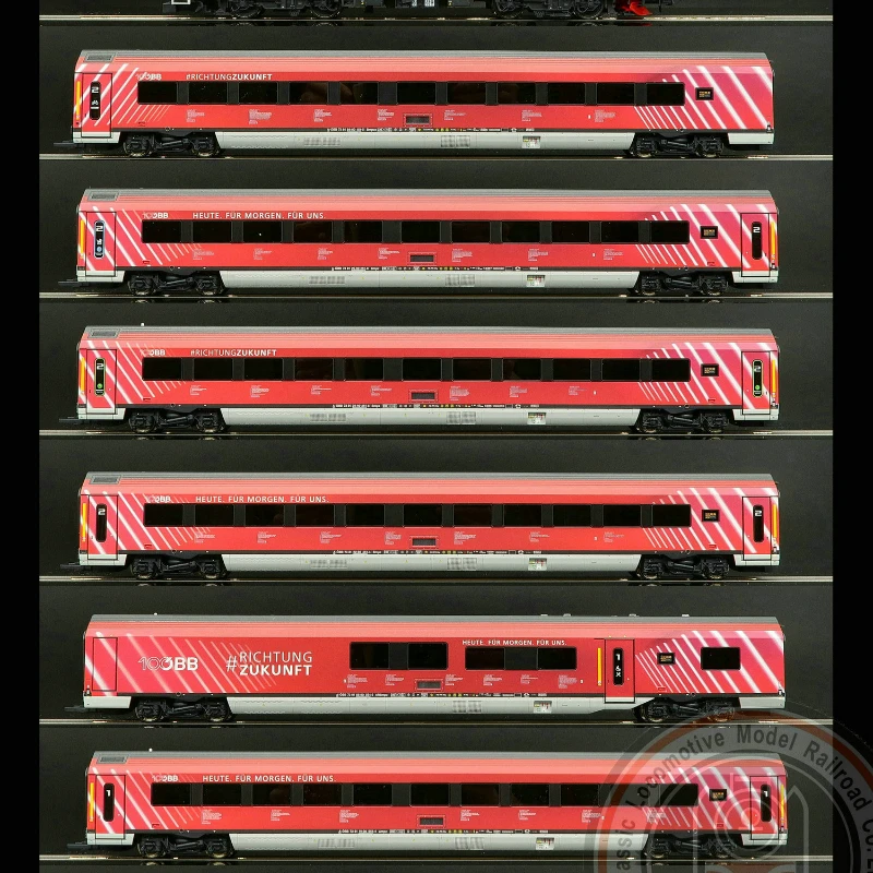 Roco Ho Type Train Model 1/87 5510002 Railjet Set A Otto Sezioni Digital Sound Effect Full Train Model Train