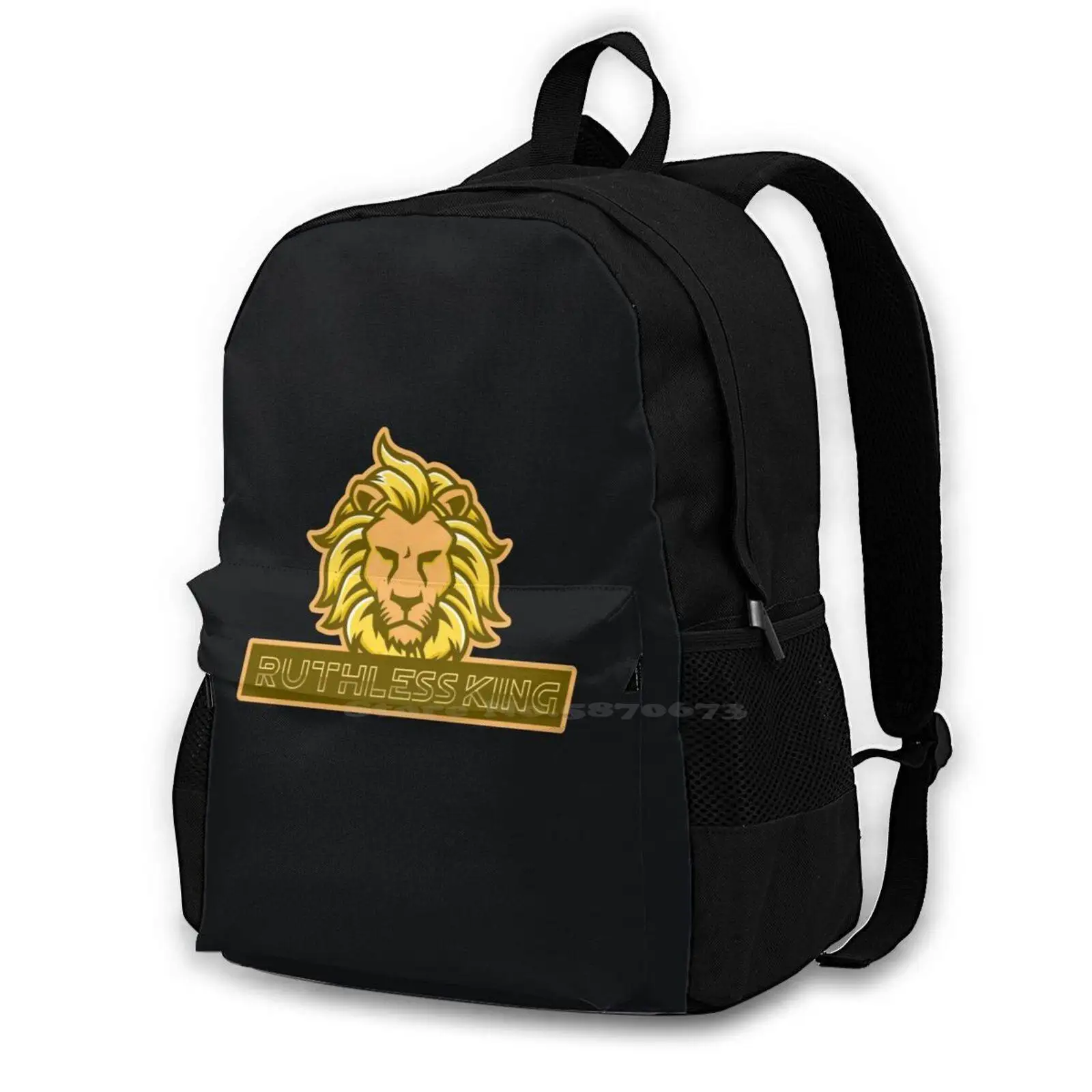 Tacky King Majestic Lion Fashion Travel Laptop School Zaino Bag Lion Cat Animal Wild Big Africa African India Indian