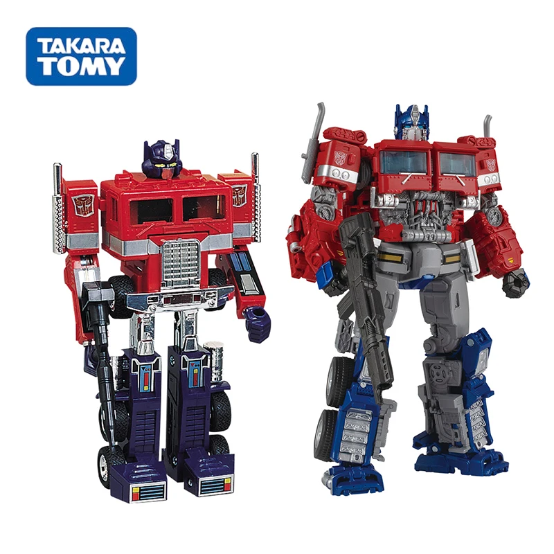 In Magazzino Trasformatori Originali Takara 35Th Anniversary Optimus Prime G1 Ss38 Anime Figure Action Figures Model Toys
