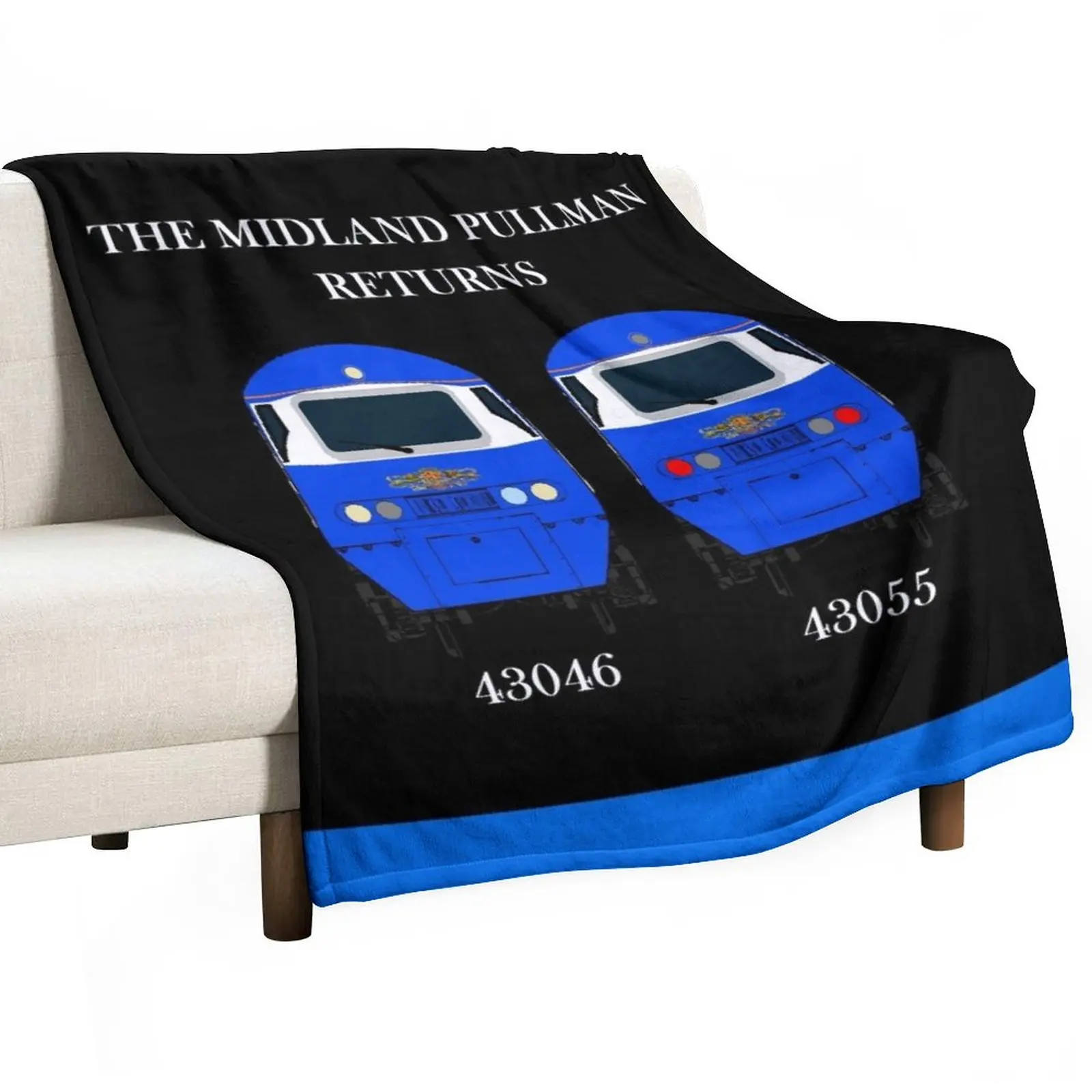 Blue Midland Pullman Hst Coperta Da Tiro Bellissime Coperte Coperte Pelose Coperta Di Flanella Coperta Calda