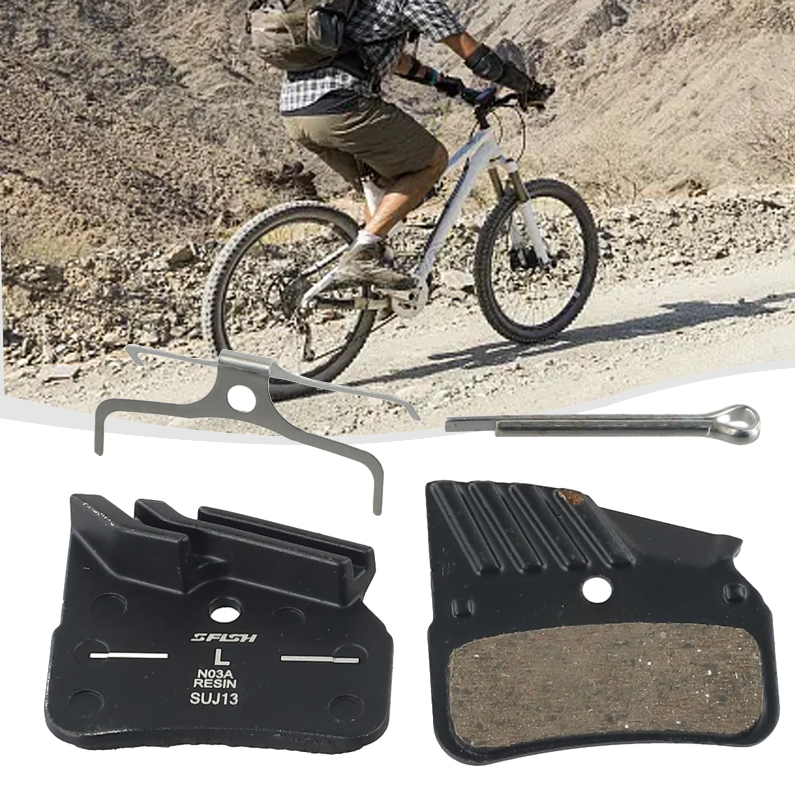 Accessori Mtb Pastiglie Freno A Disco Accessori Bici Alluminio N03A Resina Resistenza All'Usura Per-Shimano M9120/M8120/M7120