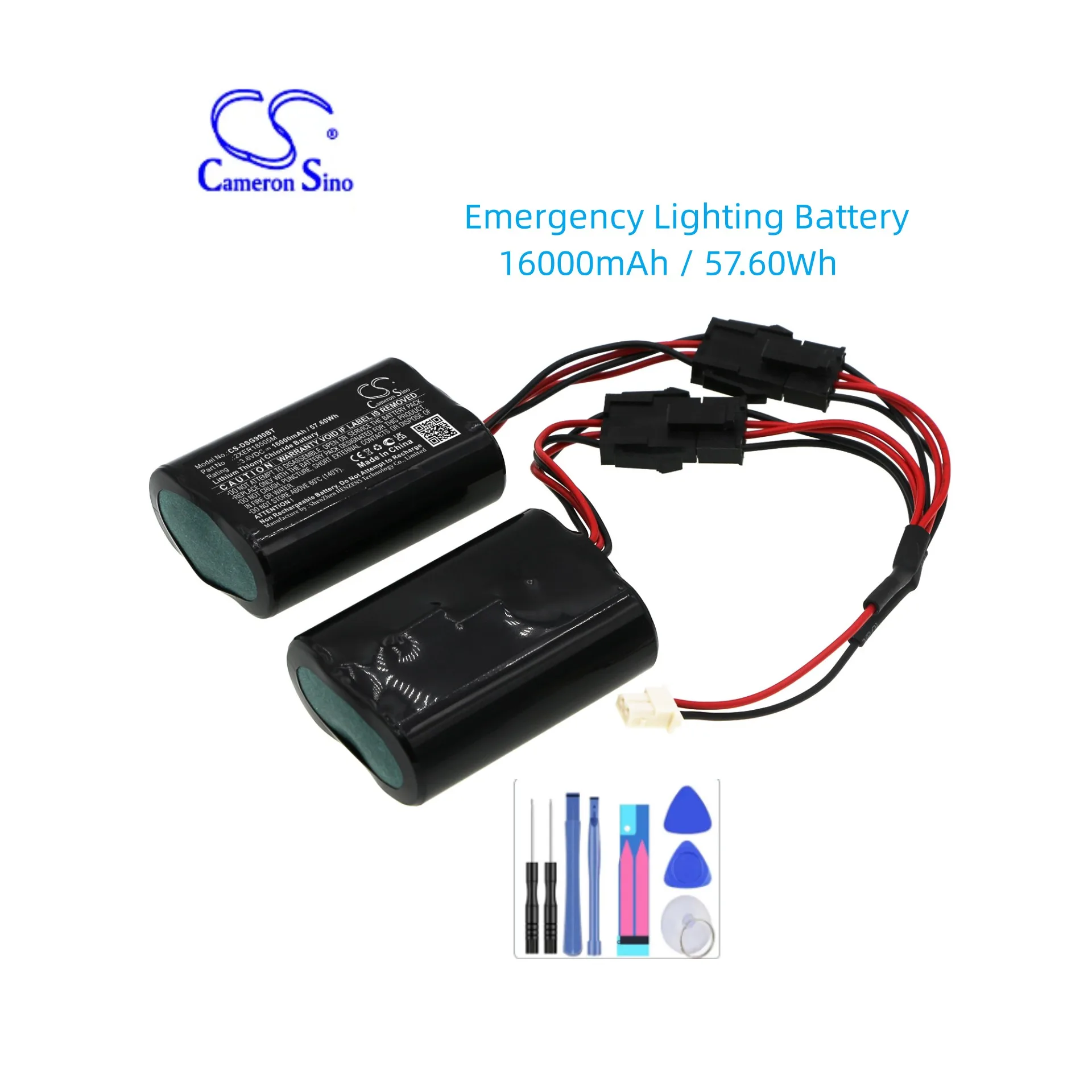 Batteria Di Illuminazione Di Emergenza Per Dsc Muslimex Fanso 103-304742 Tyco Visonic Sirena Res Fire Burg Sirena Pg9901 Pg9911 16000Mah