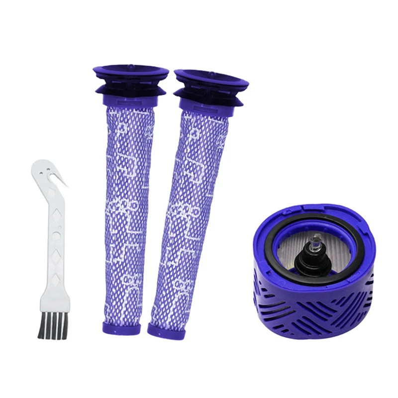 Kit Prefiltro Post-Filtro Per Dyson V6 Absolute Exclusive Cordless Stick Vacuum Sostituisce La Parte 965661-01 / 966741-01