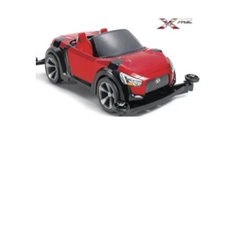 Originale Tamiya Mini 4Wd Model Car A Quattro Ruote Motrici S2-Chassis Xmz Red Vs Chassis Rmz White Caravan Sports Car 18082