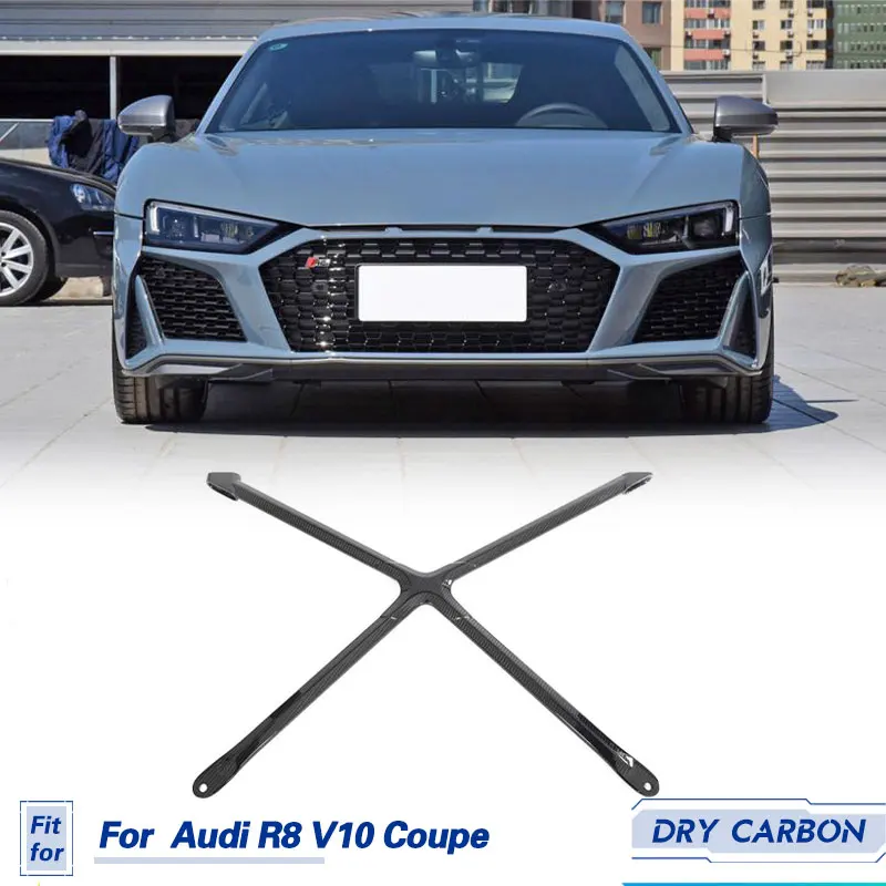 Auto Anteriore Motore Interno Cofano Bay Strut Brace Bar Carbonio Secco Per Audi R8 V10 Coupe 2022 2023 Racing Modificato Balance Bar
