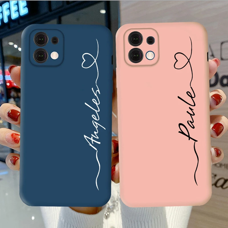 Custodia Per Telefono Fai Da Te Con Lettera Iniziale Con Nome Personalizzato Per Cover In Silicone Huawei P20 P30 P40 Lite