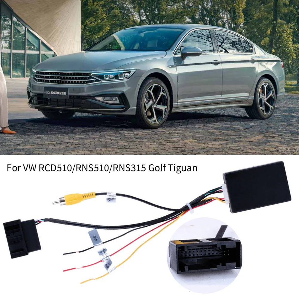 Car Stereo 12V Rgb A Av Reverse Camera Decoder Trasmissione Ad Alta Definizione Per Vw Rcd510/Rns510/Rns315 Golf Tiguan Magotan