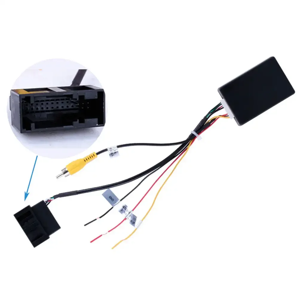 Car Stereo 12V Rgb A Av Reverse Camera Decoder Trasmissione Ad Alta Definizione Per Vw Rcd510/Rns510/Rns315 Golf Tiguan Magotan